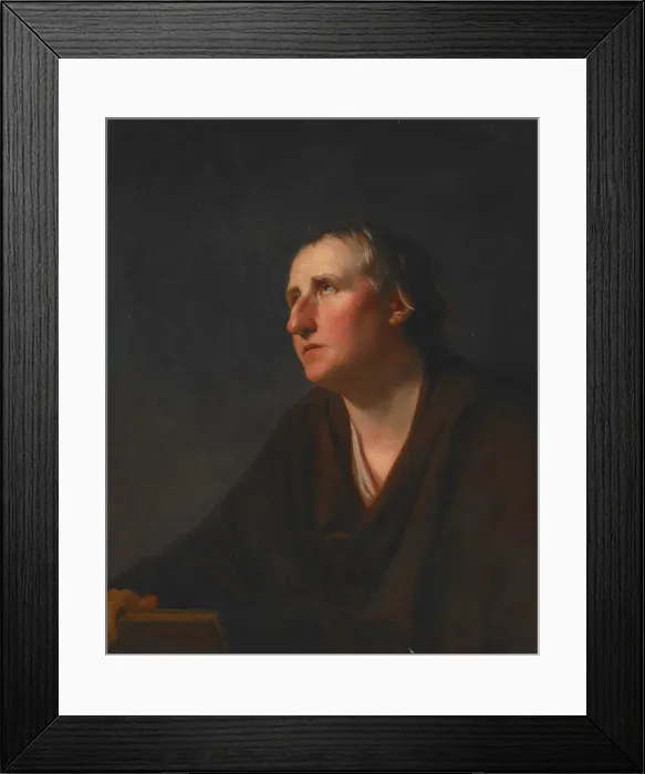 Framed Print : Portrait of Rev. Richard Stables, about 1767. Creator: George Romney Framed Print : Portrait of Rev. Richard Stables, about 1767. Creator: George Romney