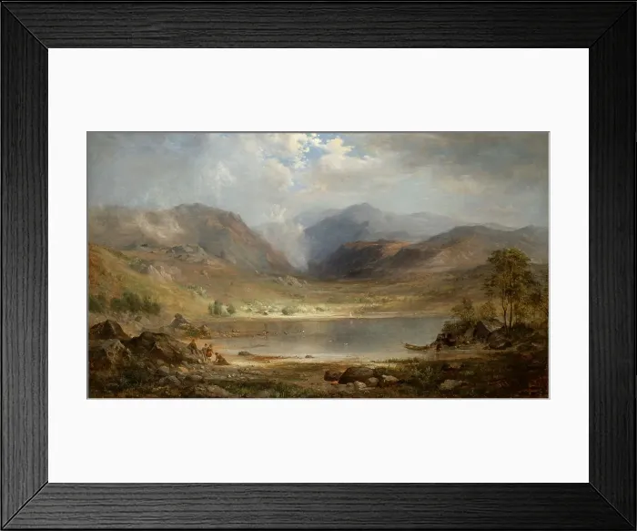 Framed Print : Loch Long, 1867. Creator: Robert Seldon Duncanson Framed Print : Loch Long, 1867. Creator: Robert Seldon Duncanson