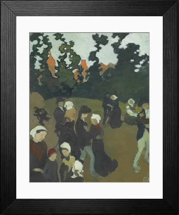 Framed Print : The Breton Dance, about 1891. Creator: Maurice Denis Framed Print : The Breton Dance, about 1891. Creator: Maurice Denis