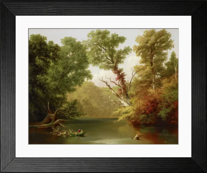 Framed Print : On the Pennypack, 1880. Creator: Russell Smith Framed Print : On the Pennypack, 1880. Creator: Russell Smith