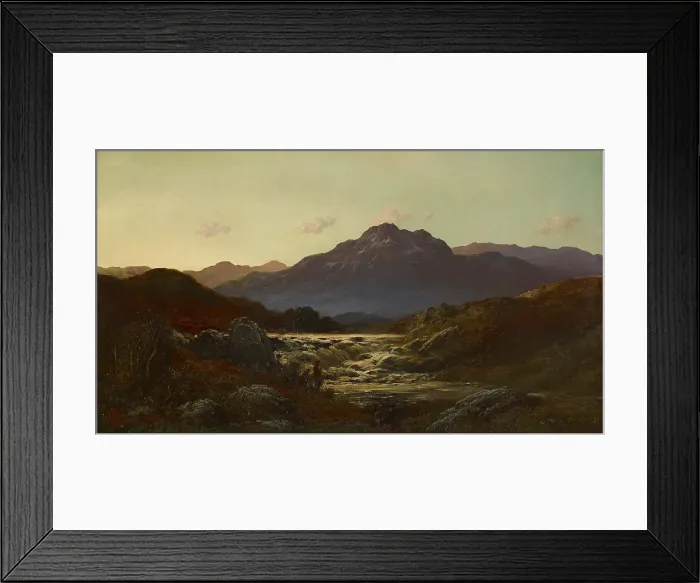 Framed Print : Torrent in the Highlands, 1881. Creator: Gustave Dore Framed Print : Torrent in the Highlands, 1881. Creator: Gustave Dore