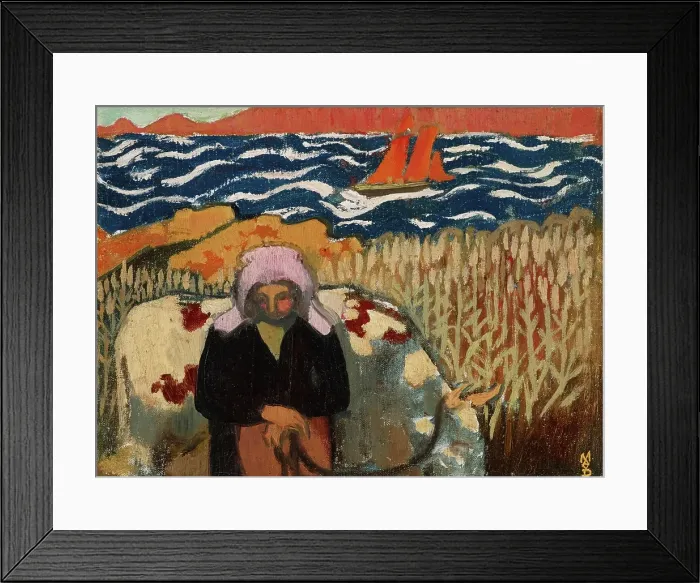 Framed Print : The Cowgirl, about 1893. Creator: Maurice Denis Framed Print : The Cowgirl, about 1893. Creator: Maurice Denis
