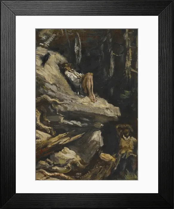 Framed Print : Alas! answered Sancho, I found him in his shirt, lean, pale, and almost starved, sighing for hi Creator: Gustave Dore. Alas Framed Print : Alas! answered Sancho, I found him in his shirt, lean, pale, and almost starved, sighing for hi Creator: Gustave Dore. Alas