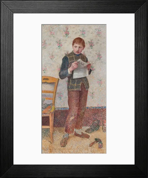 Framed Print : The Boot Polisher, 1890. Creator: Henri Delavallee Framed Print : The Boot Polisher, 1890. Creator: Henri Delavallee