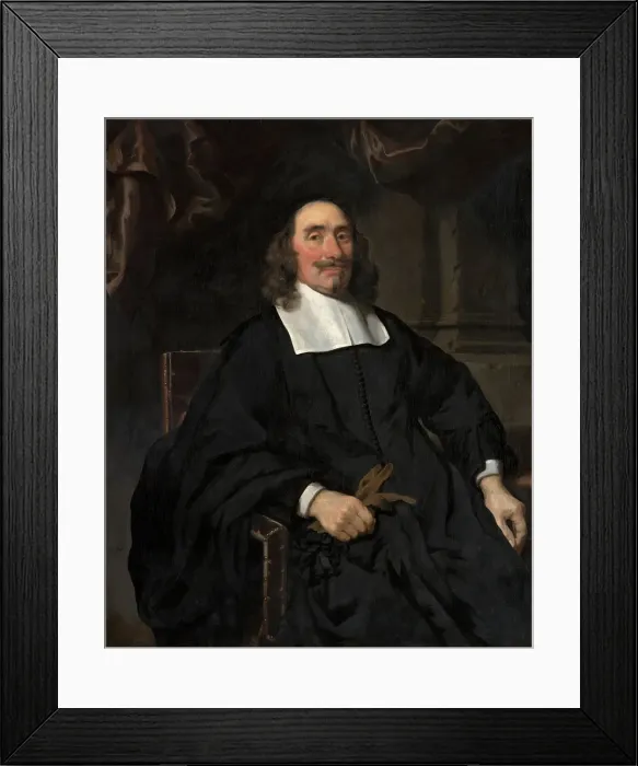 Framed Print : Portrait of a Gentleman, about 1671. Creator: Nicolaes Maes Framed Print : Portrait of a Gentleman, about 1671. Creator: Nicolaes Maes