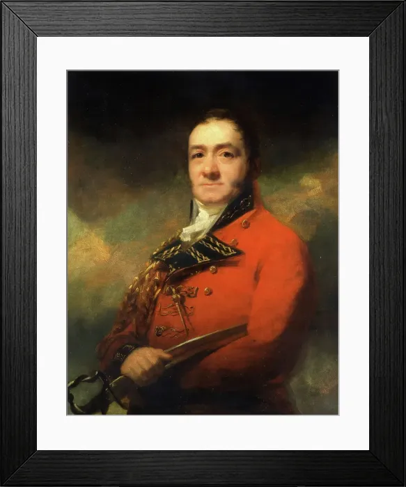 Framed Print : Major General Charles Reynolds, unknown date. Creator: Henry Raeburn Framed Print : Major General Charles Reynolds, unknown date. Creator: Henry Raeburn