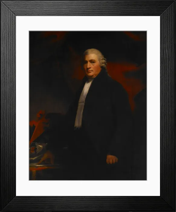 Framed Print : Portrait of Lord Robert Blair, unknown date. Creator: Henry Raeburn