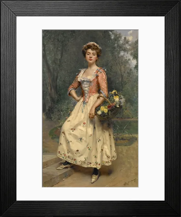 Framed Print : Spring Beauty, unknown date. Creator: Raimundo de Madrazo y Garreta Framed Print : Spring Beauty, unknown date. Creator: Raimundo de Madrazo y Garreta