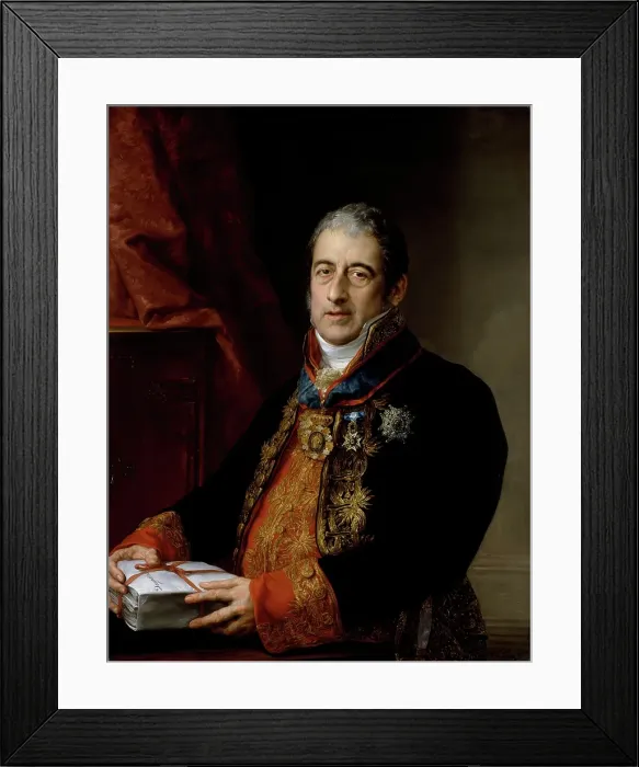 Framed Print : Portrait of Juan Miguel de Grijalba, about 1825. Creator: Vicente Lopez y Portana Framed Print : Portrait of Juan Miguel de Grijalba, about 1825. Creator: Vicente Lopez y Portana