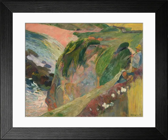 Framed Print : Above the Sea, 1889. Creator: Paul Gauguin Framed Print : Above the Sea, 1889. Creator: Paul Gauguin