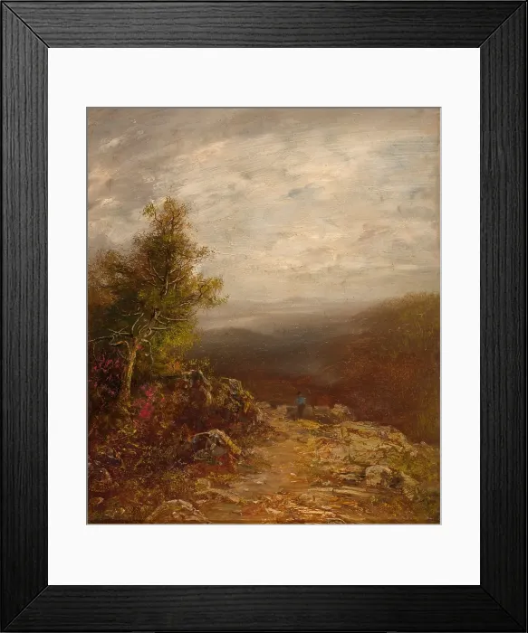 Framed Print : Above the Clouds, about 1875-1878. Creator: Ralph Blakelock Framed Print : Above the Clouds, about 1875-1878. Creator: Ralph Blakelock