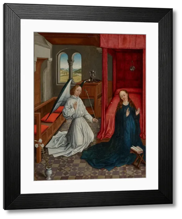Framed Print : The Annunciation, date unknown. Creator: Jan van der Weyden Framed Print : The Annunciation, date unknown. Creator: Jan van der Weyden