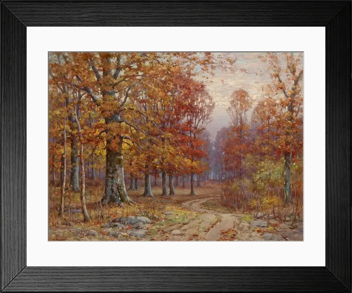 Framed Print : Woods Interior, date unknown. Creator: John Elwood Bundy Framed Print : Woods Interior, date unknown. Creator: John Elwood Bundy