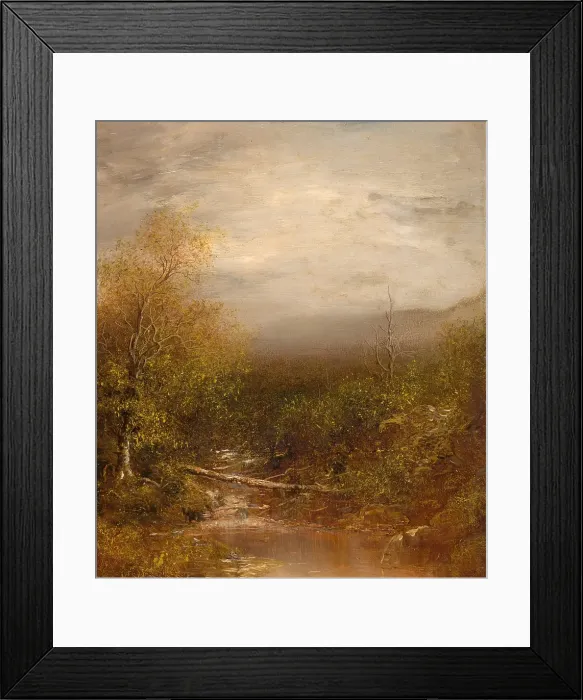 Framed Print : Pool in the Adirondacks, about 1875-1878. Creator: Ralph Blakelock Framed Print : Pool in the Adirondacks, about 1875-1878. Creator: Ralph Blakelock