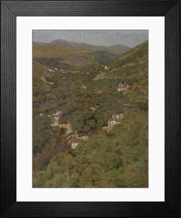 Framed Print : Valley of the Darro, Granada, Spain, 1912. Creator: John Franklin Stacey Framed Print : Valley of the Darro, Granada, Spain, 1912. Creator: John Franklin Stacey