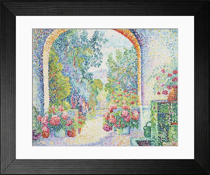 Framed Print : Garden at La Hune, Saint-Tropez, 1909. Creator: Jeanne Desgrange Framed Print : Garden at La Hune, Saint-Tropez, 1909. Creator: Jeanne Desgrange