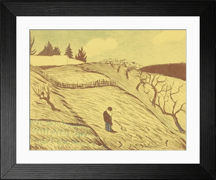 Framed Print : La Fin du Jour (The End of the Day), 1893. Creator: Paul Serusier Framed Print : La Fin du Jour (The End of the Day), 1893. Creator: Paul Serusier