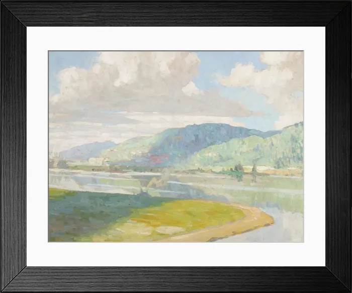 Framed Print : Drifting Clouds, 1894-1937. Creator: Emil Jacques Framed Print : Drifting Clouds, 1894-1937. Creator: Emil Jacques