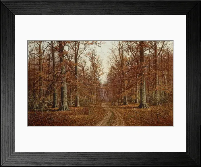 Framed Print : Beech Trees, date unknown. Creator: William M Snyder Framed Print : Beech Trees, date unknown. Creator: William M Snyder