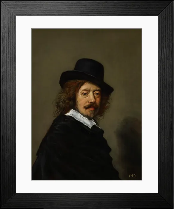 Framed Print : Portrait of Frans Hals, about 1650. Creator: Frans Hals Framed Print : Portrait of Frans Hals, about 1650. Creator: Frans Hals