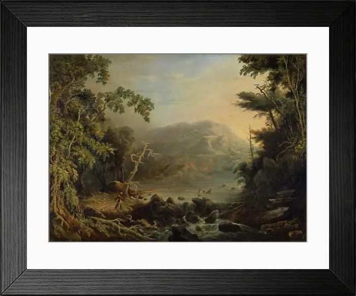 Framed Print : The Moose Hunter, 1831. Creator: Charles Codman Framed Print : The Moose Hunter, 1831. Creator: Charles Codman