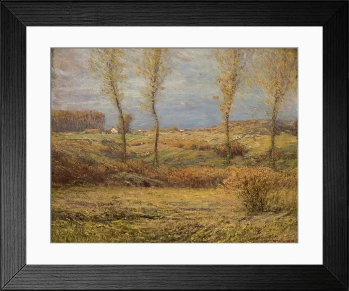Framed Print : November Morning, 1901-1902. Creator: Dwight William Tryon Framed Print : November Morning, 1901-1902. Creator: Dwight William Tryon