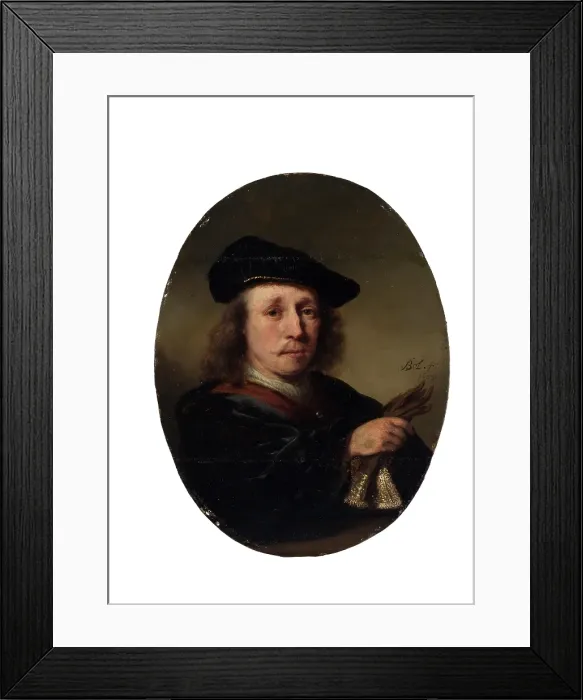 Framed Print : Portrait of a Man, 1659. Creator: Ferdinand Bol Framed Print : Portrait of a Man, 1659. Creator: Ferdinand Bol