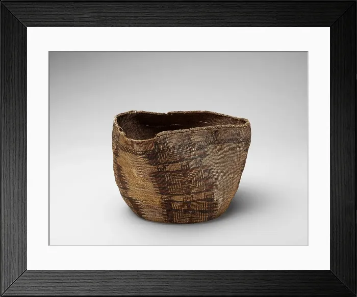 Framed Print : Basket, 1870-1900. Creator: Unknown Framed Print : Basket, 1870-1900. Creator: Unknown