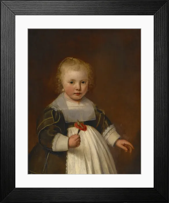 Framed Print : Portrait of a Little Girl, about 1630- 1640. Creator: Jacob Gerritsz Cuyp Framed Print : Portrait of a Little Girl, about 1630- 1640. Creator: Jacob Gerritsz Cuyp