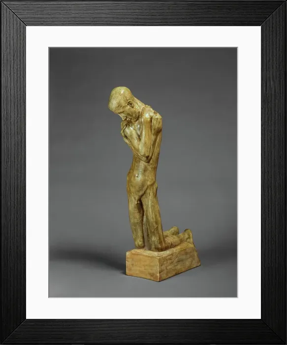 Framed Print : Kneeling Youth, 1898 version. Creator: George Minne Framed Print : Kneeling Youth, 1898 version. Creator: George Minne