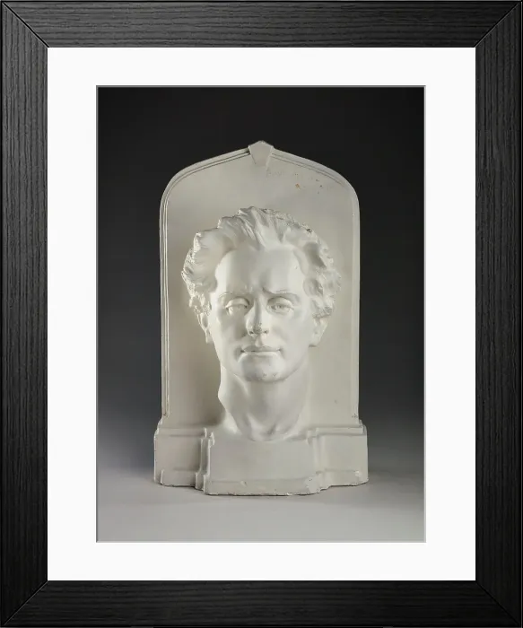 Framed Print : The Idealist (Portrait of the Russian pianist Jan Cherniawsky), about 1925. Creator: Myra Reynolds Richards Framed Print : The Idealist (Portrait of the Russian pianist Jan Cherniawsky), about 1925. Creator: Myra Reynolds Richards
