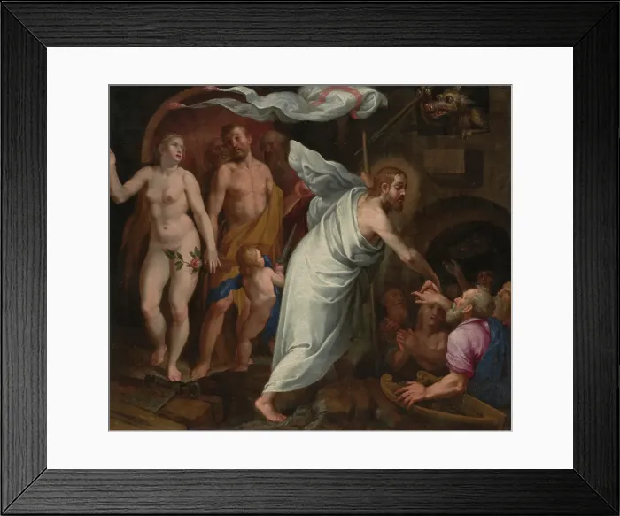 Framed Print : Christ's Descent into Limbo, about 1600. Creator: Pablo de Cespedes. Christ's Descent into Limbo, about 1600. Creator: Pablo de Cespedes Framed Print : Christ's Descent into Limbo, about 1600. Creator: Pablo de Cespedes. Christ's Descent into Limbo, about 1600. Creator: Pablo de Cespedes