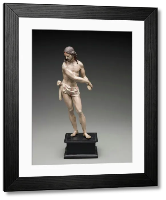 Framed Print : Christ at the Column, second half of 18th century. Creator: Caspicara Framed Print : Christ at the Column, second half of 18th century. Creator: Caspicara