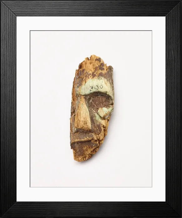Framed Print : Miniature mask, 1200-1400. Creator: Unknown