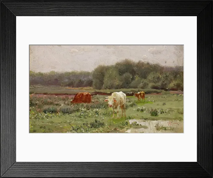 Framed Print : In the Meadow, about 1891. Creator: Henry Rankin Poore Framed Print : In the Meadow, about 1891. Creator: Henry Rankin Poore
