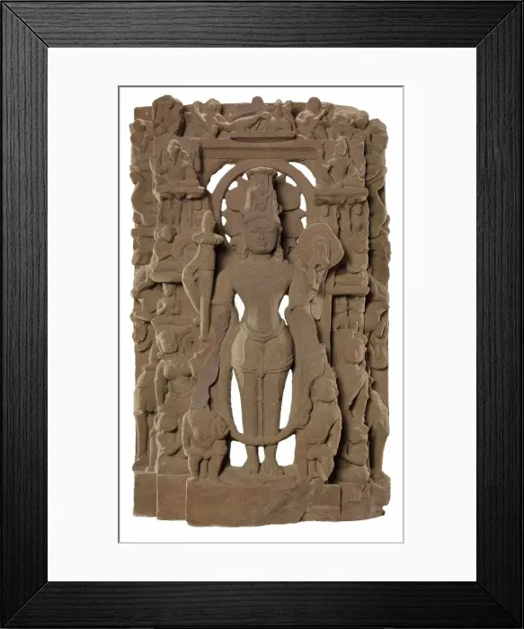 Framed Print : Vishnu and His ten incarnations, about 950. Creator: Unknown
