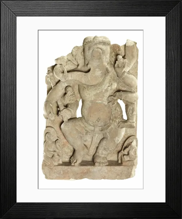 Framed Print : Dancing Ganesha, 1000s. Creator: Unknown Framed Print : Dancing Ganesha, 1000s. Creator: Unknown