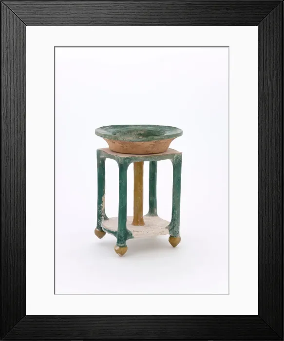 Framed Print : Burial figurine: basin, 1500. Creator: Unknown Framed Print : Burial figurine: basin, 1500. Creator: Unknown