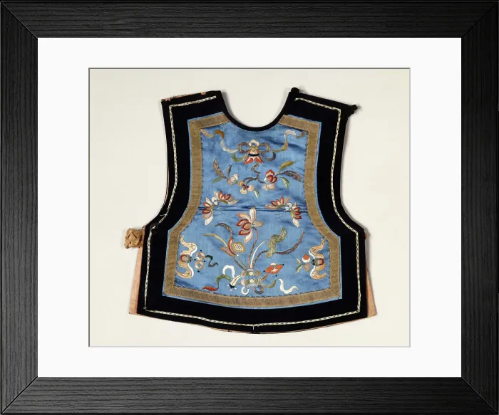 Framed Print : Child's Vest, about 1860-1870. Creator: Unknown. Child's Vest, about 1860-1870. Creator: Unknown Framed Print : Child's Vest, about 1860-1870. Creator: Unknown. Child's Vest, about 1860-1870. Creator: Unknown