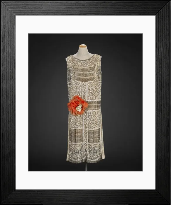 Framed Print : Dress, 1920s. Creator: Anna Griffin Framed Print : Dress, 1920s. Creator: Anna Griffin