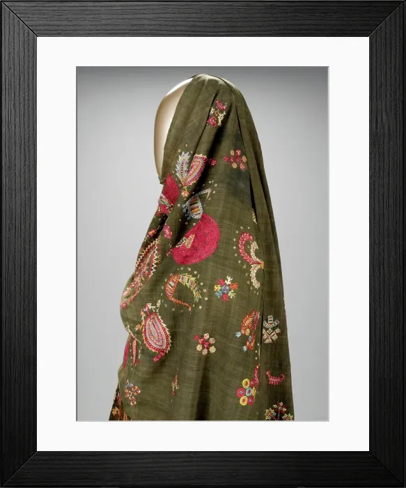 Framed Print : Woman's Wrapper, about 1900. Creator: Unknown. Woman's Wrapper, about 1900. Creator: Unknown Framed Print : Woman's Wrapper, about 1900. Creator: Unknown. Woman's Wrapper, about 1900. Creator: Unknown