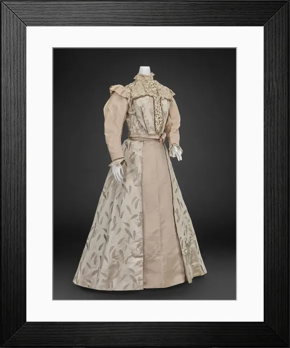 Framed Print : Dress (Bodice, Skirt), 1898-1900. Creator: L. P. Hollander & Co Framed Print : Dress (Bodice, Skirt), 1898-1900. Creator: L. P. Hollander & Co