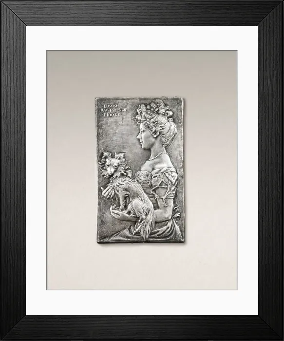 Framed Print : Louise Hartshorne Moore, 1901. Creator: Janet Scudder Framed Print : Louise Hartshorne Moore, 1901. Creator: Janet Scudder