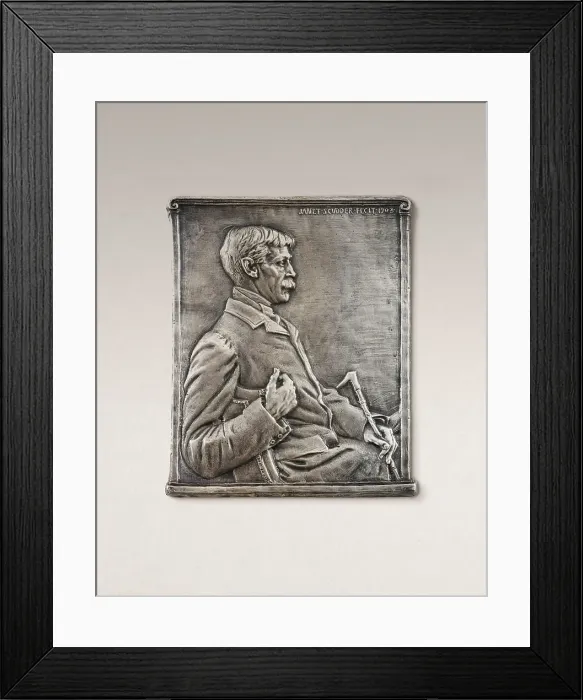 Framed Print : Man with a Cane (Percy Chubb), 1903. Creator: Janet Scudder Framed Print : Man with a Cane (Percy Chubb), 1903. Creator: Janet Scudder