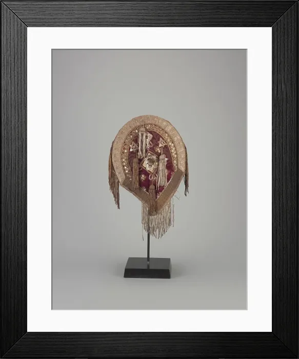 Framed Print : Royal Ceremonial Crown (Fila-Abeti Aja), early 1900s. Creator: Unknown. Royal Ceremonial Crown (Fila-Abeti Aja), early 1900s. Creator: Unknown Framed Print : Royal Ceremonial Crown (Fila-Abeti Aja), early 1900s. Creator: Unknown. Royal Ceremonial Crown (Fila-Abeti Aja), early 1900s. Creator: Unknown