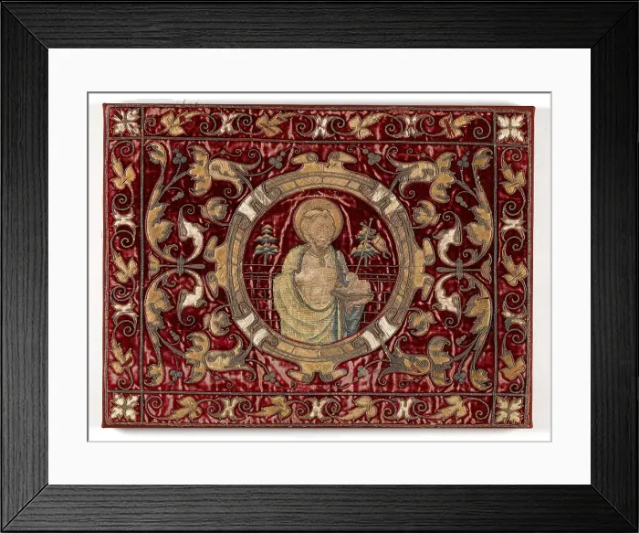 Framed Print : Ecclesiastical Panel Depicting Saint John The Bapitst, mid-17th century. Creator: Unknown Framed Print : Ecclesiastical Panel Depicting Saint John The Bapitst, mid-17th century. Creator: Unknown