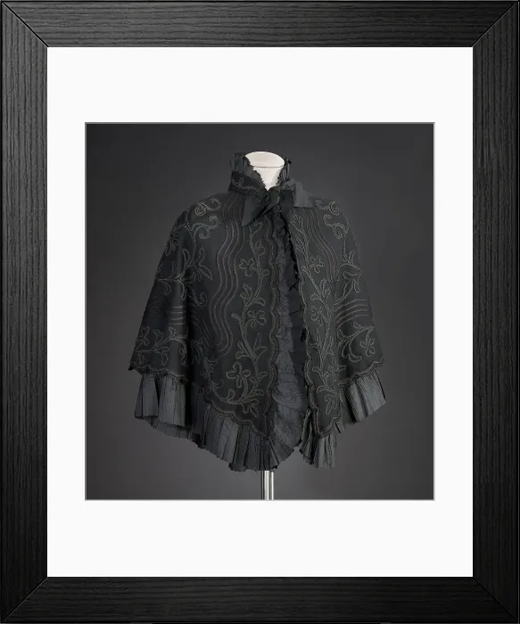 Framed Print : Cape, about 1900. Creator: Young-Quinlan Department Store Framed Print : Cape, about 1900. Creator: Young-Quinlan Department Store