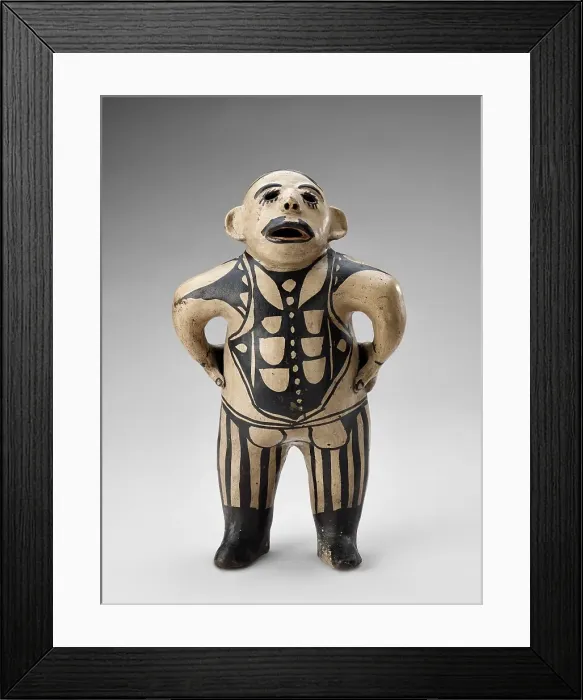Framed Print : Figure depicting an American, 1890-1910. Creator: Unknown Framed Print : Figure depicting an American, 1890-1910. Creator: Unknown