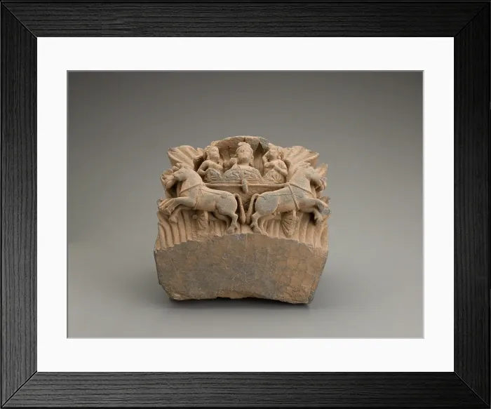 Framed Print : Surya, the sun god, 200s. Creator: Unknown Framed Print : Surya, the sun god, 200s. Creator: Unknown