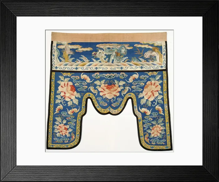 Framed Print : Door Valance, about 1870. Creator: Unknown Framed Print : Door Valance, about 1870. Creator: Unknown